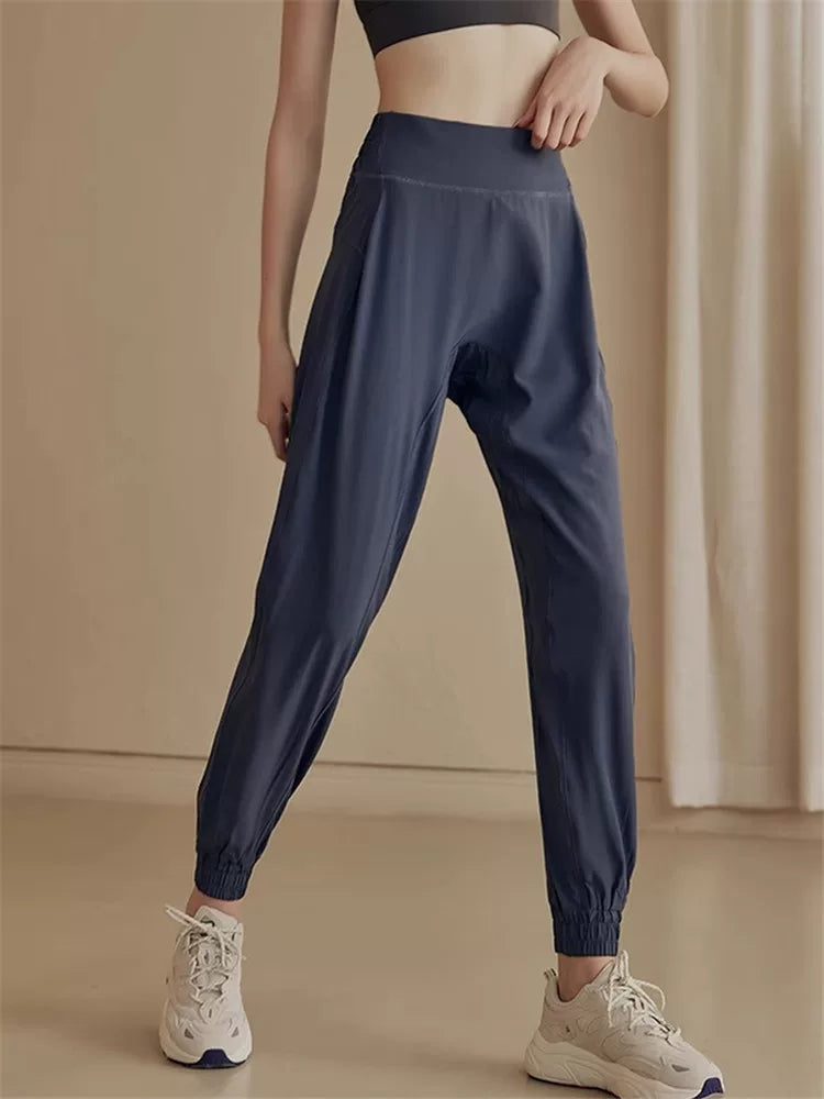 Women's Oversized Slim-fit Casual Yoga Leggings High-waisted Stretch Gym Travel Everyday Slimming Weekend