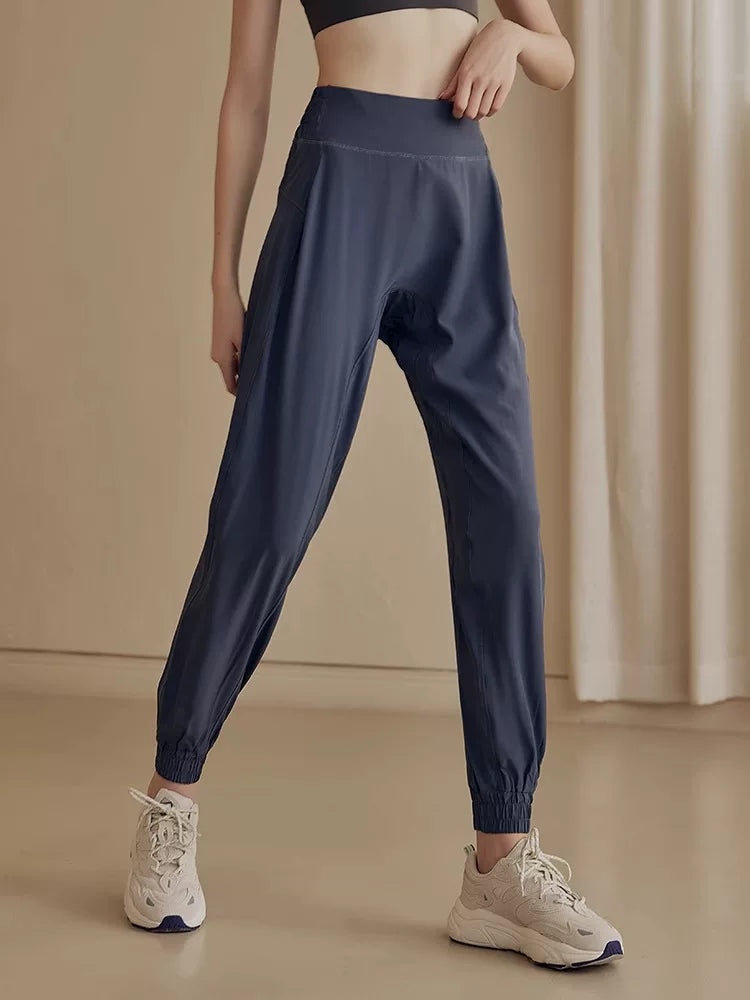 Women's Oversized Slim-fit Casual Yoga Leggings High-waisted Stretch Gym Travel Everyday Slimming Weekend