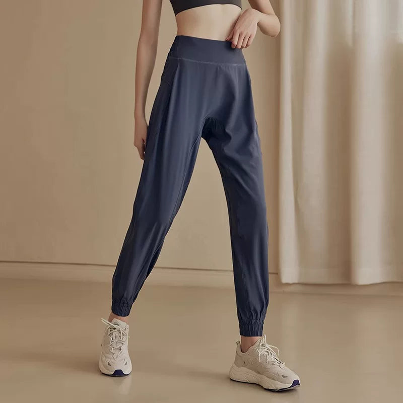 Women's Oversized Slim-fit Casual Yoga Leggings High-waisted Stretch Gym Travel Everyday Slimming Weekend