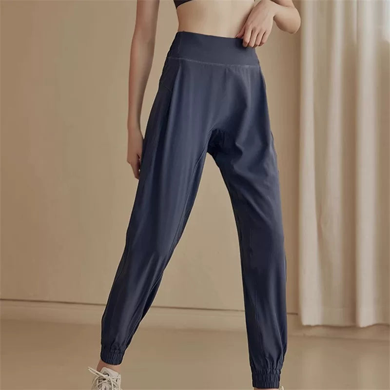 Women's Oversized Slim-fit Casual Yoga Leggings High-waisted Stretch Gym Travel Everyday Slimming Weekend