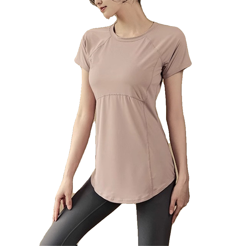Women's Slim-fit Longline Midi Cropped Yoga Top Stretch Training Gym Top Leggings for Date Night Travel Everyday Slimming Weekend Holiday Party