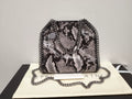 Black/White Snake Print 18cm