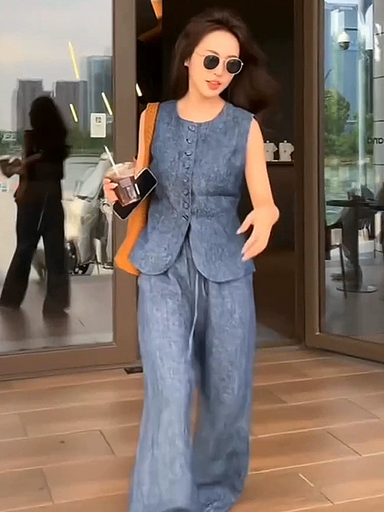 Women's Summer Vest Linen for Date Night Spring Holiday Party Everyday Wear Seasonal Look