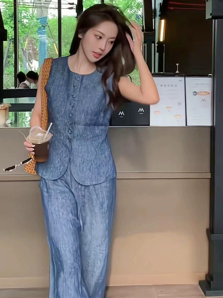 Women's Summer Vest Linen for Date Night Spring Holiday Party Everyday Wear Seasonal Look