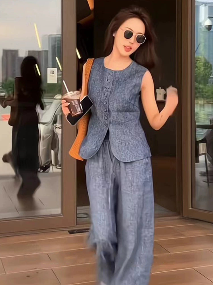 Women's Summer Vest Linen for Date Night Spring Holiday Party Everyday Wear Seasonal Look