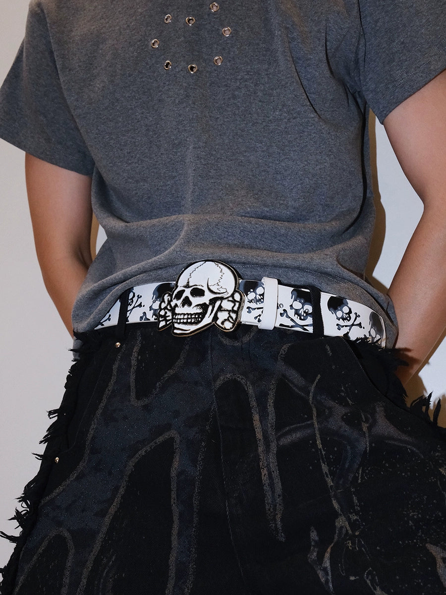 Women's Y2k Punk Rock Gothic Subculture Streetwear Skull Waist Belt Gift Designer