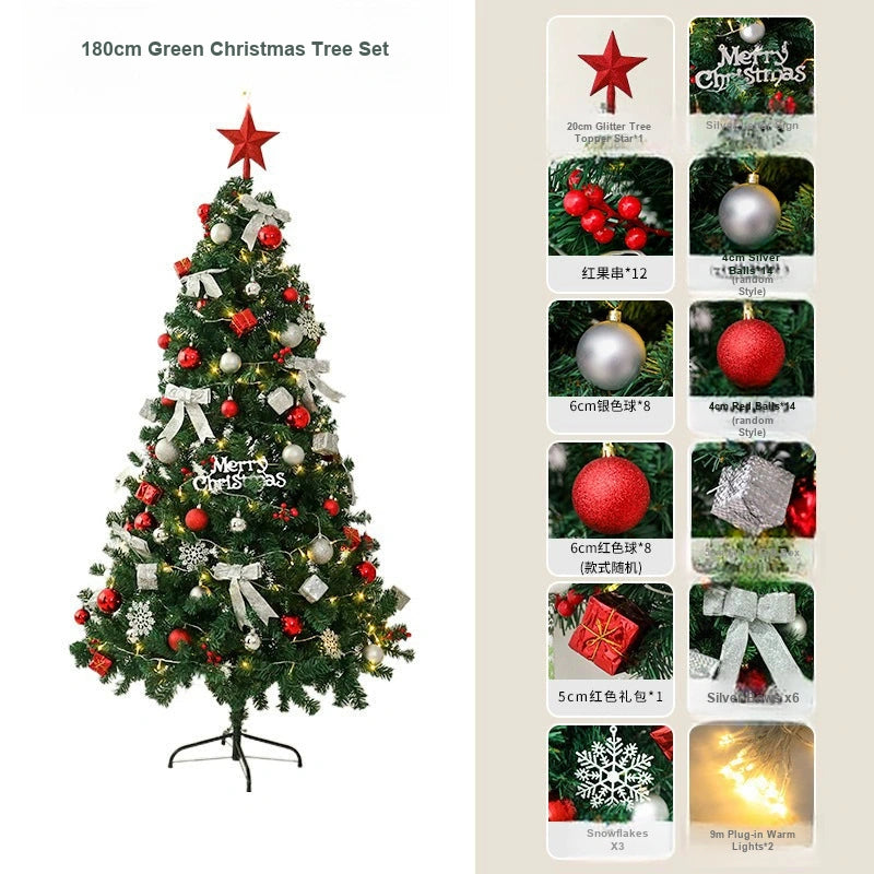 180 cm iron-stand tree set