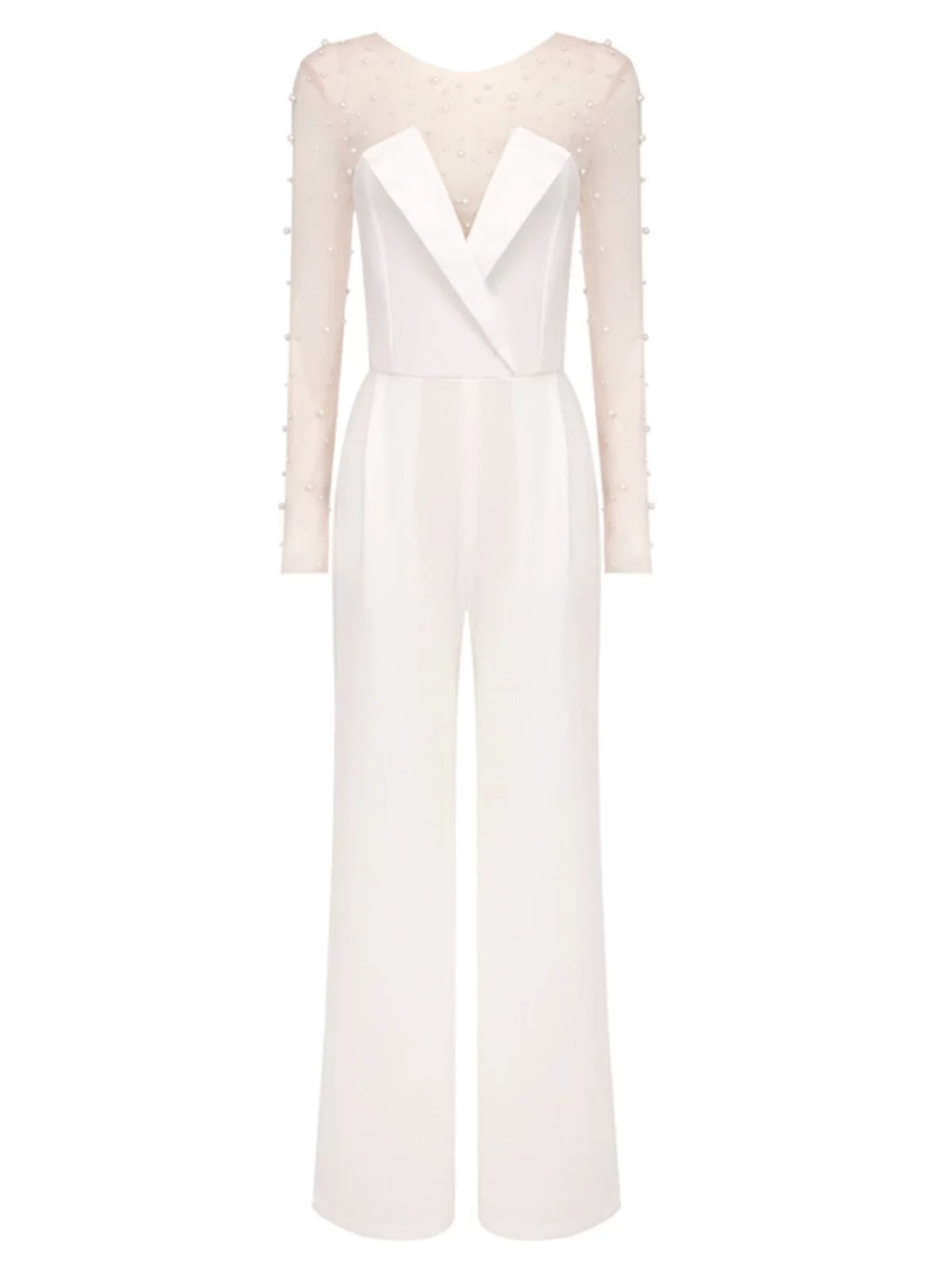 Women's White Breathable Mesh Long Sleeve Casual Evening Dress Formal Midi Dress Party Dress Formal Party Wedding Guest Dress