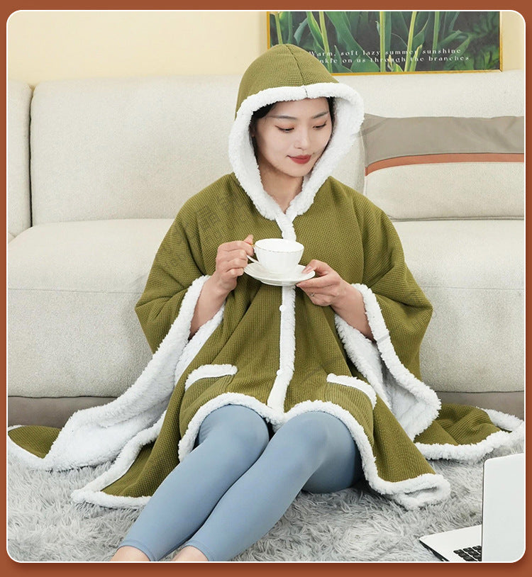 Wearable heating blanket with Temperature Controller for Winter Bedroom for Daily Home Use