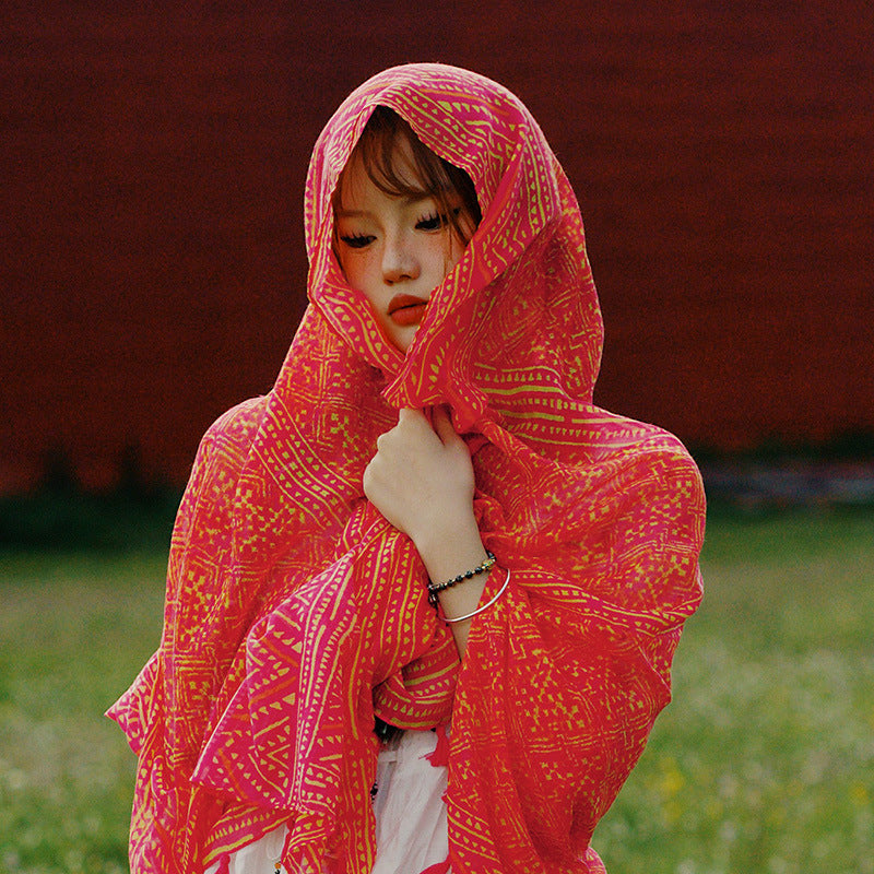 Women's Ethnic Knit Shawl Gift Office Travel Evening Scarf Fashion Wrap Pashmina