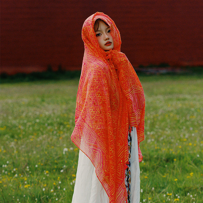 Women's Ethnic Knit Shawl Gift Office Travel Evening Scarf Fashion Wrap Pashmina