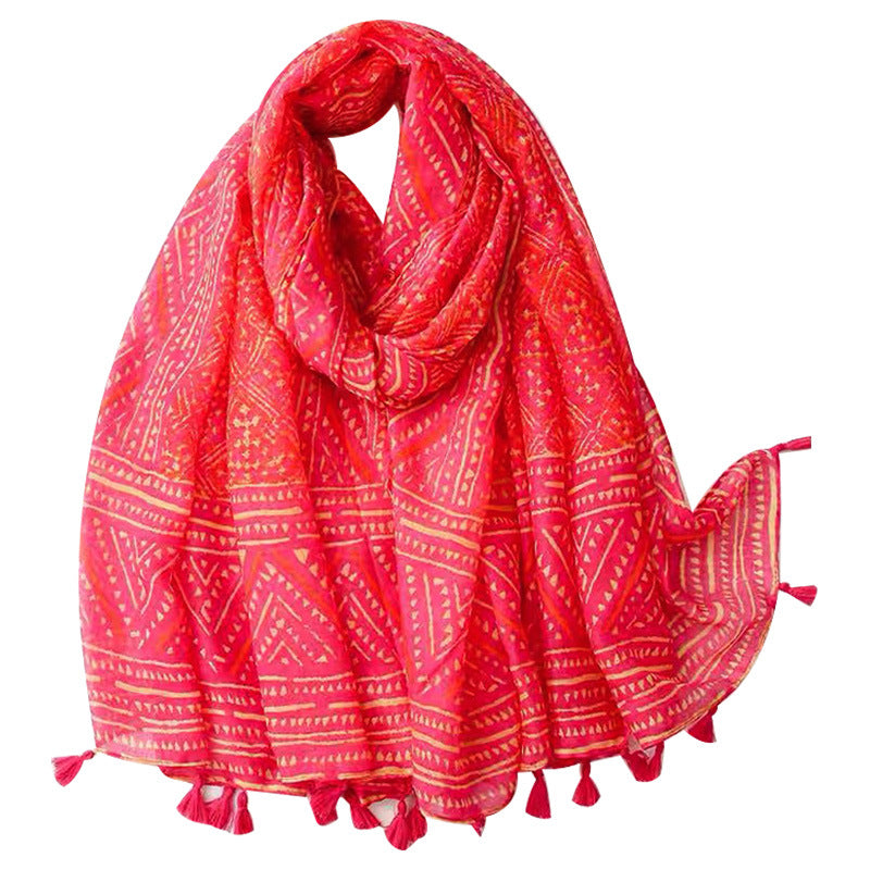 Women's Ethnic Knit Shawl Gift Office Travel Evening Scarf Fashion Wrap Pashmina