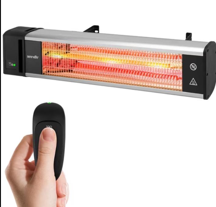 Infrared Patio Heater for Bedroom Home Office and Living Room for Daily Home Use