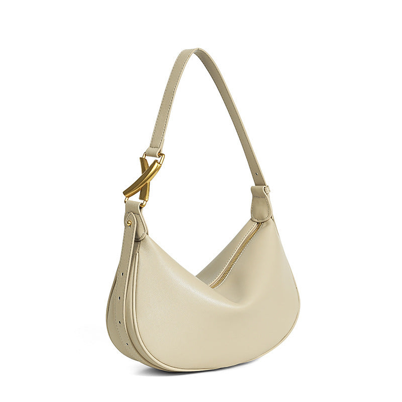 Women's Large-capacity Leather Dumpling Bag Crossbody Purse for Travel and Sightseeing Everyday Casual Streetwear Premium Date Night Office