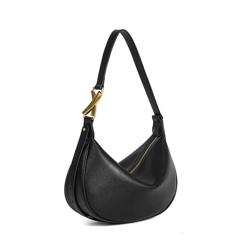 Women's Large-capacity Leather Dumpling Bag Crossbody Purse for Travel and Sightseeing Everyday Casual Streetwear Premium Date Night Office