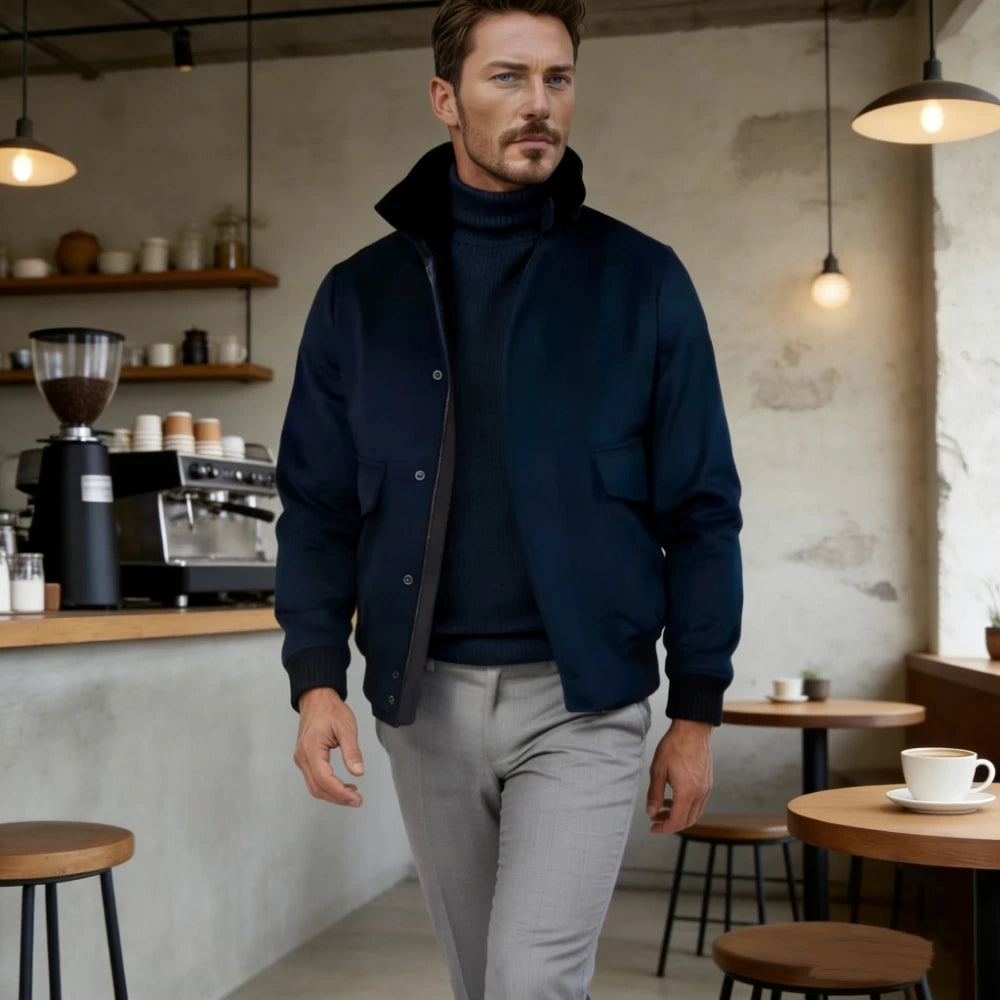 Men's Plush Jacket Casual Coat Fall Winter Outerwear Coat Everyday Fashion Style for Men