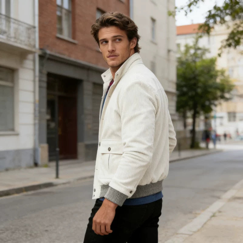 Men's Long Sleeve Color-block Korean-style Jacket Casual Coat Fall Winter Outerwear Coat Everyday Fashion Style for Men