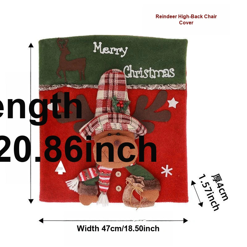 High-hat chair cover Reindeer