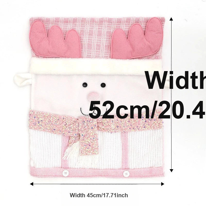 Pink chair cover Reindeer
