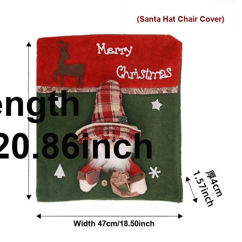 High-hat chair cover Santa