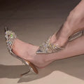 Clear - 6 cm - mule sandals photo