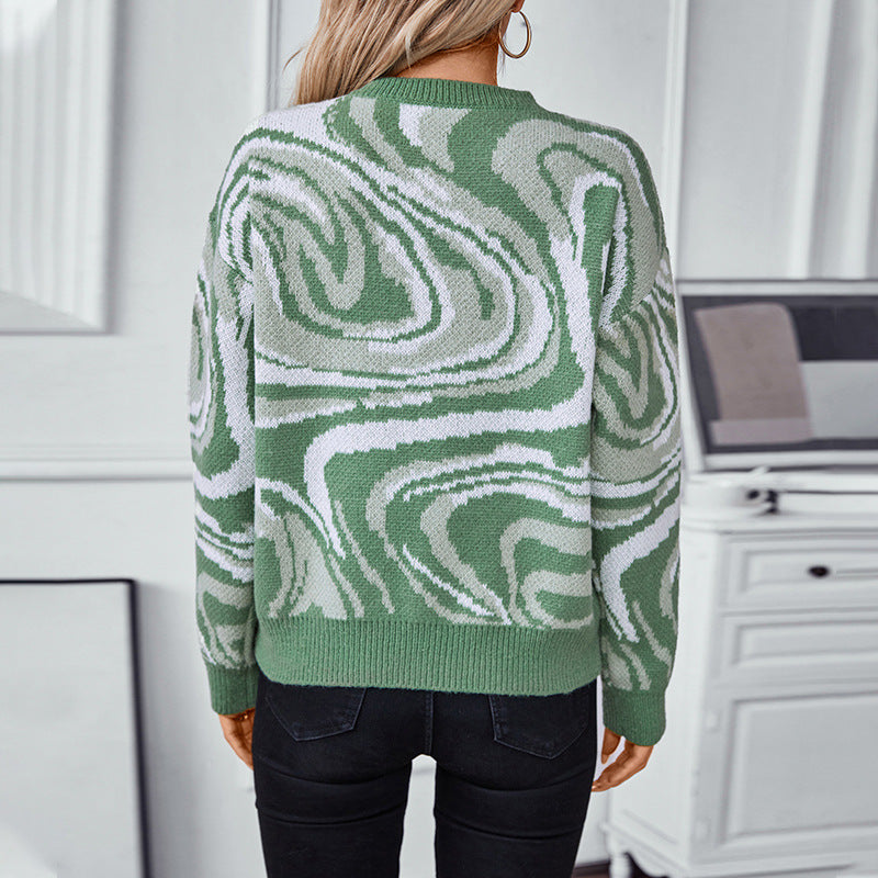 Women's Fall Winter Fuzzy Sweater Knit Pullover Top Office Everyday Lightweight Wear