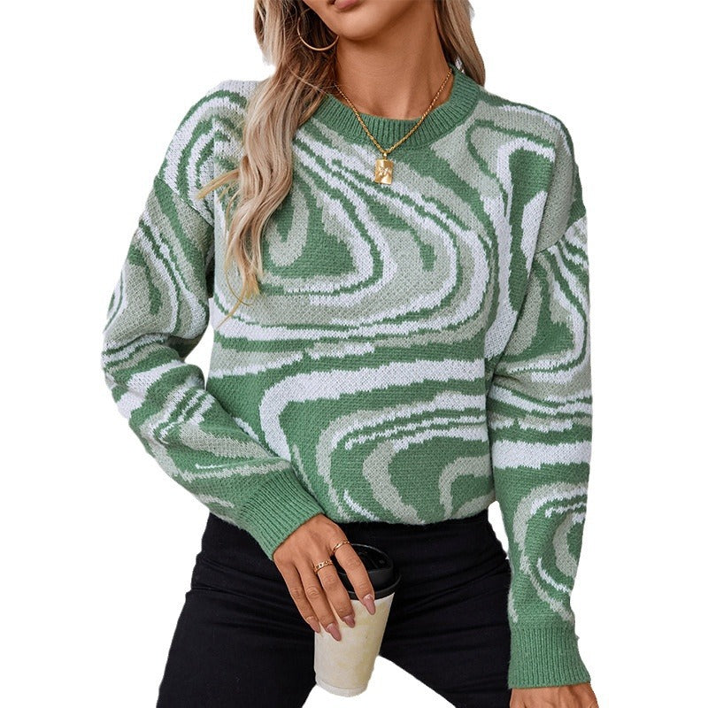 Women's Fall Winter Fuzzy Sweater Knit Pullover Top Office Everyday Lightweight Wear