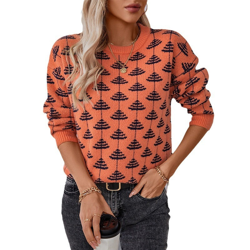 Women's Fall Winter Fuzzy Oversized Long Sleeve Sweater Knit Pullover Top Everyday Wear
