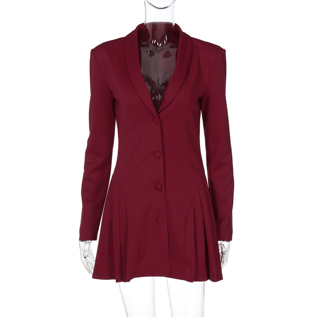 Women's Ruffle Lapel Cropped Cardigan for Office Outfits Everyday Work Wear Seasonal Look Date Night Fall Winter