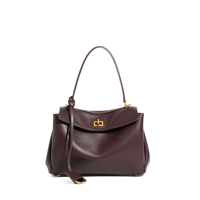 Women's Large-capacity Commute Office Leather Workwear Tote Bag Shoulder Crossbody Purse Premium Work and Travel