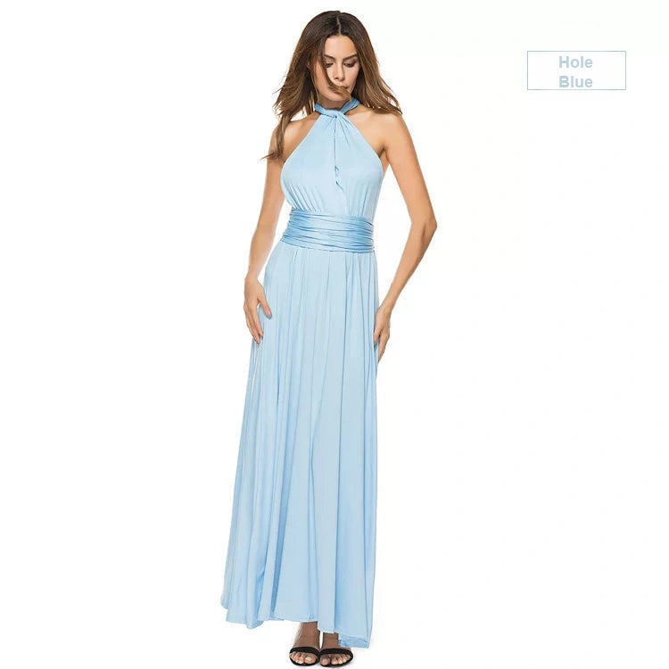 Women's Open-back Maxi Evening Dress Formal Midi Dress Party Dress Formal Party Wedding Guest Dress
