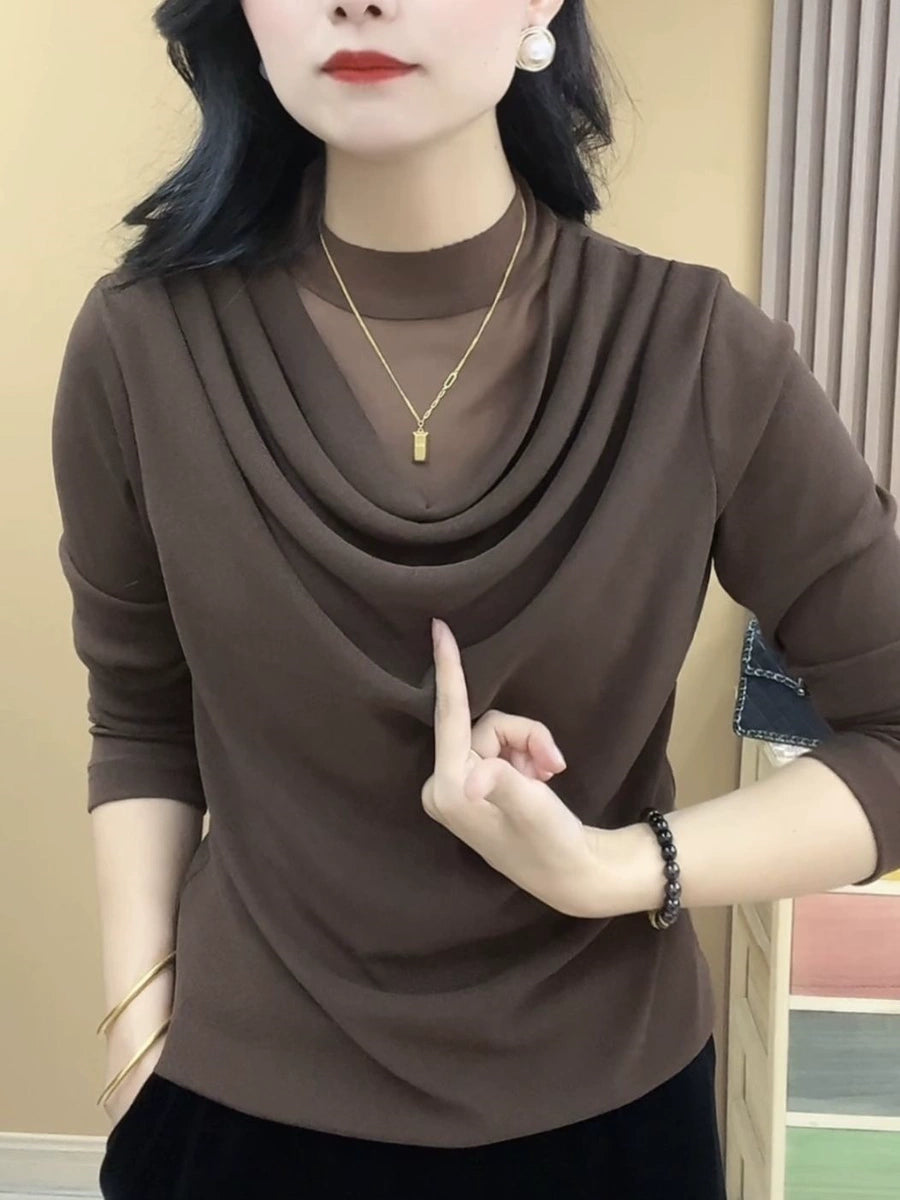 Women's Top Fashion Blouse Shirt for Office Outfits Business Casual Streetwear Weekend Everyday