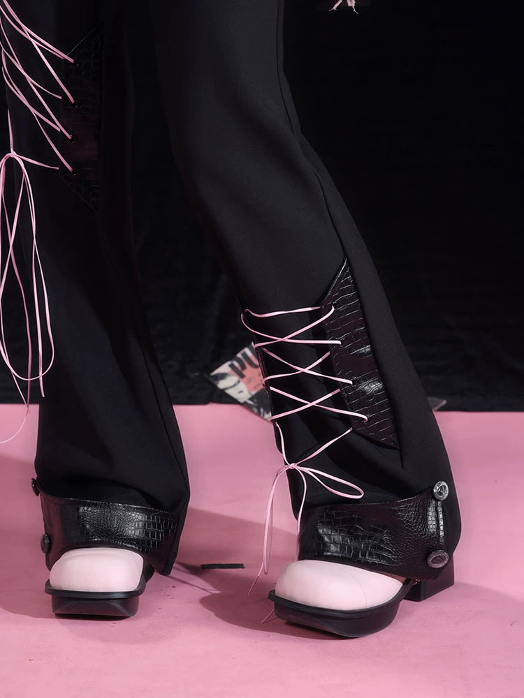 Women's Draped Flared Pants Flared-Leg Tailored Trousers for Office Outfits Work Everyday Weekend Wear Date Night