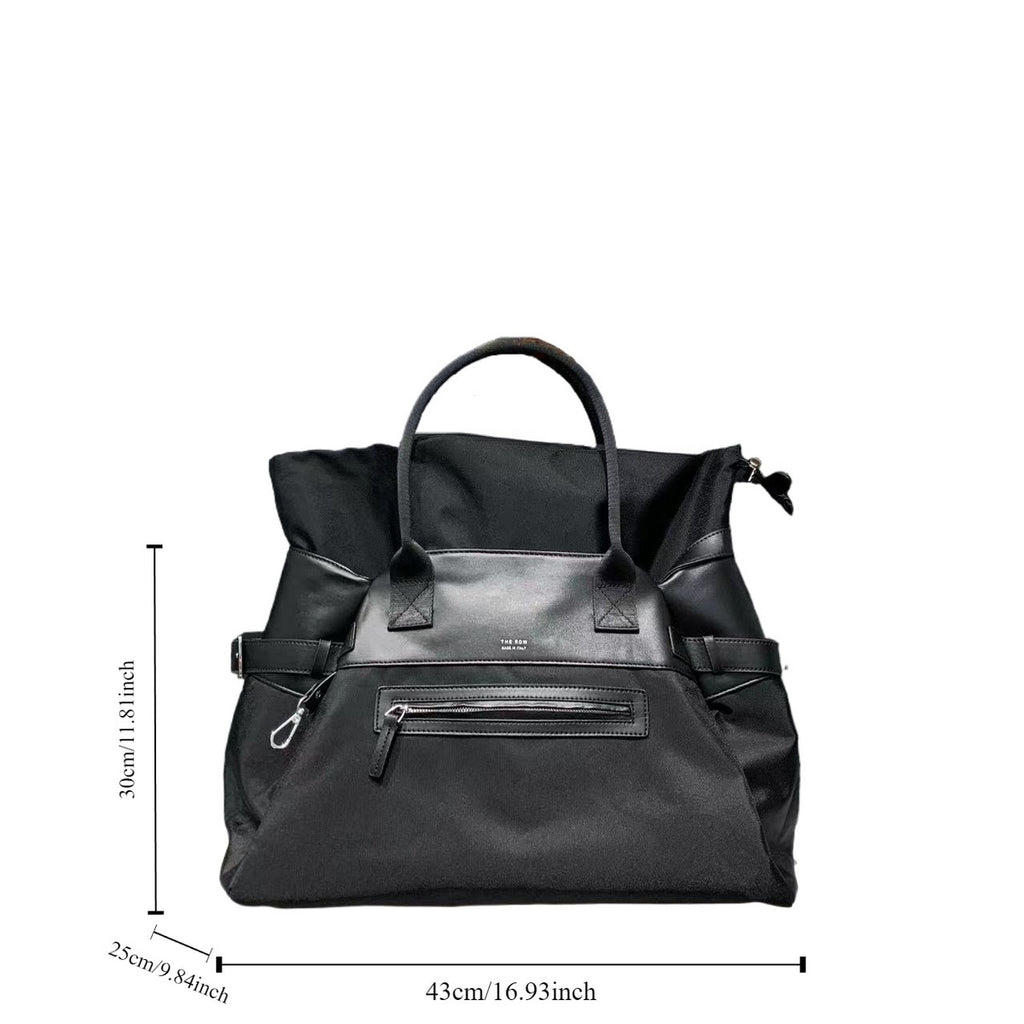 Women's Minimalist Nylon Retro Tote Bag Shoulder Crossbody Purse Work and Travel Office