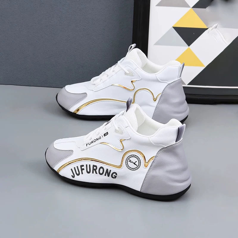 Hidden Lift Chunky Sole Dad Sneakers for Men