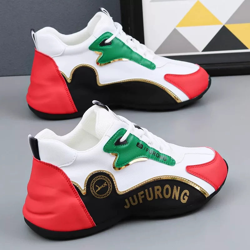 White Red Hidden Lift Leather / EU 38