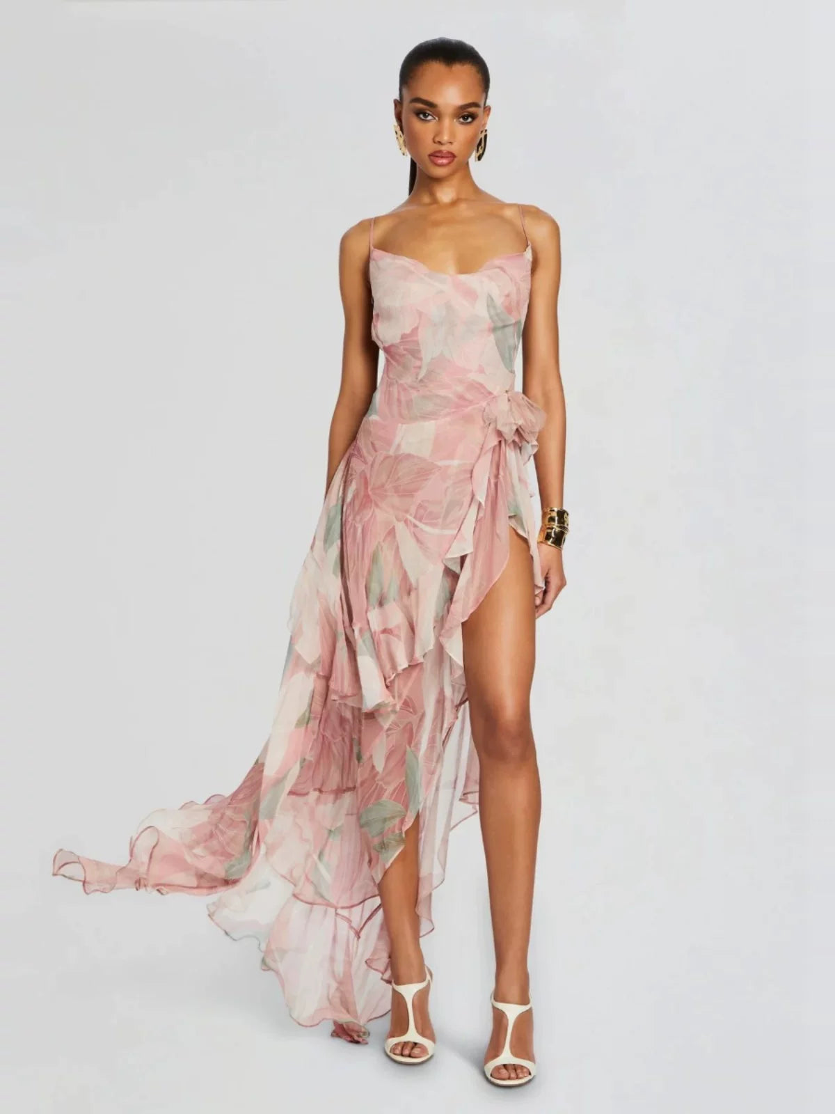 Women's Open-back Asymmetric Vacation Dress Party Evening Outfit Party Evening Casual Outfit