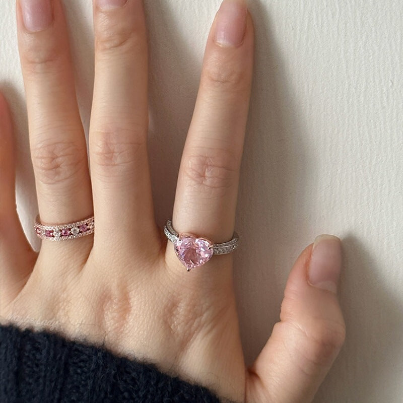 Cubic zirconia ring by Yoshan, detail view 4
