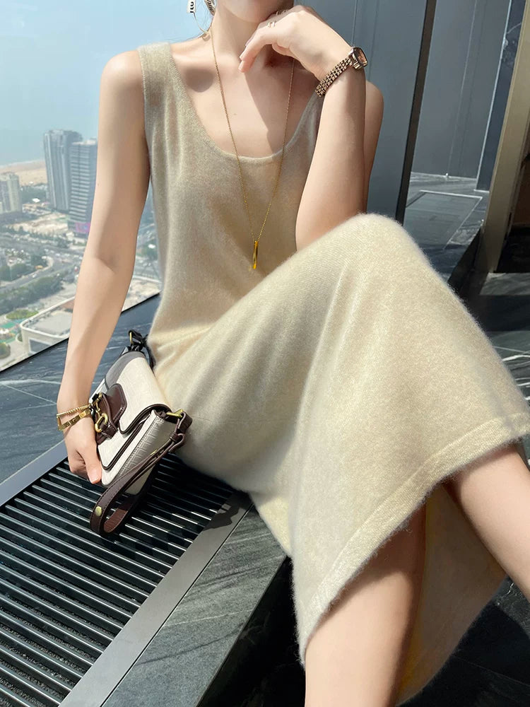 Women's Fall Winter Longline Oversized Midi Dress Office Casual Dress for Wedding Guest Date Night Business Cocktail Party Weekend