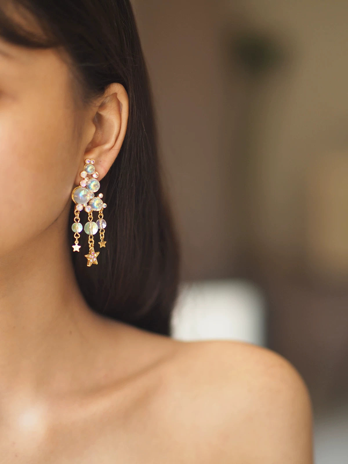 Tassel ear cuffs by Yoshan
