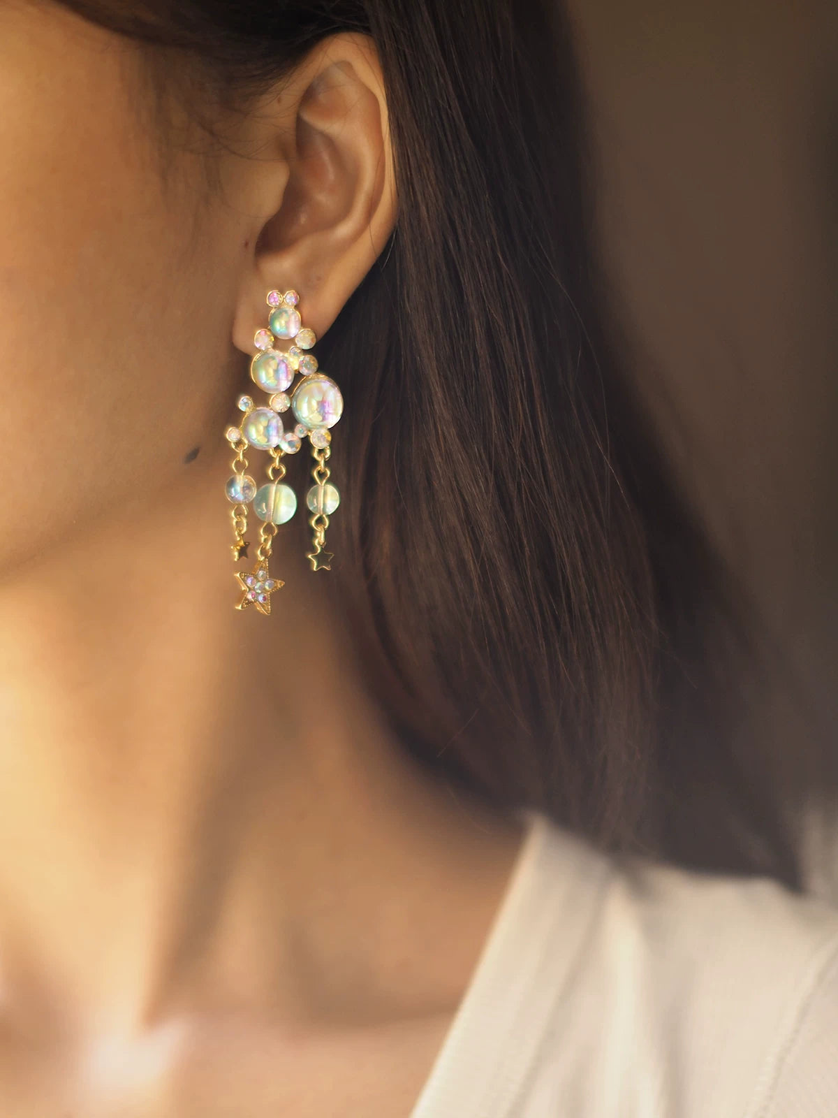Tassel ear cuffs by Yoshan, detail view 3