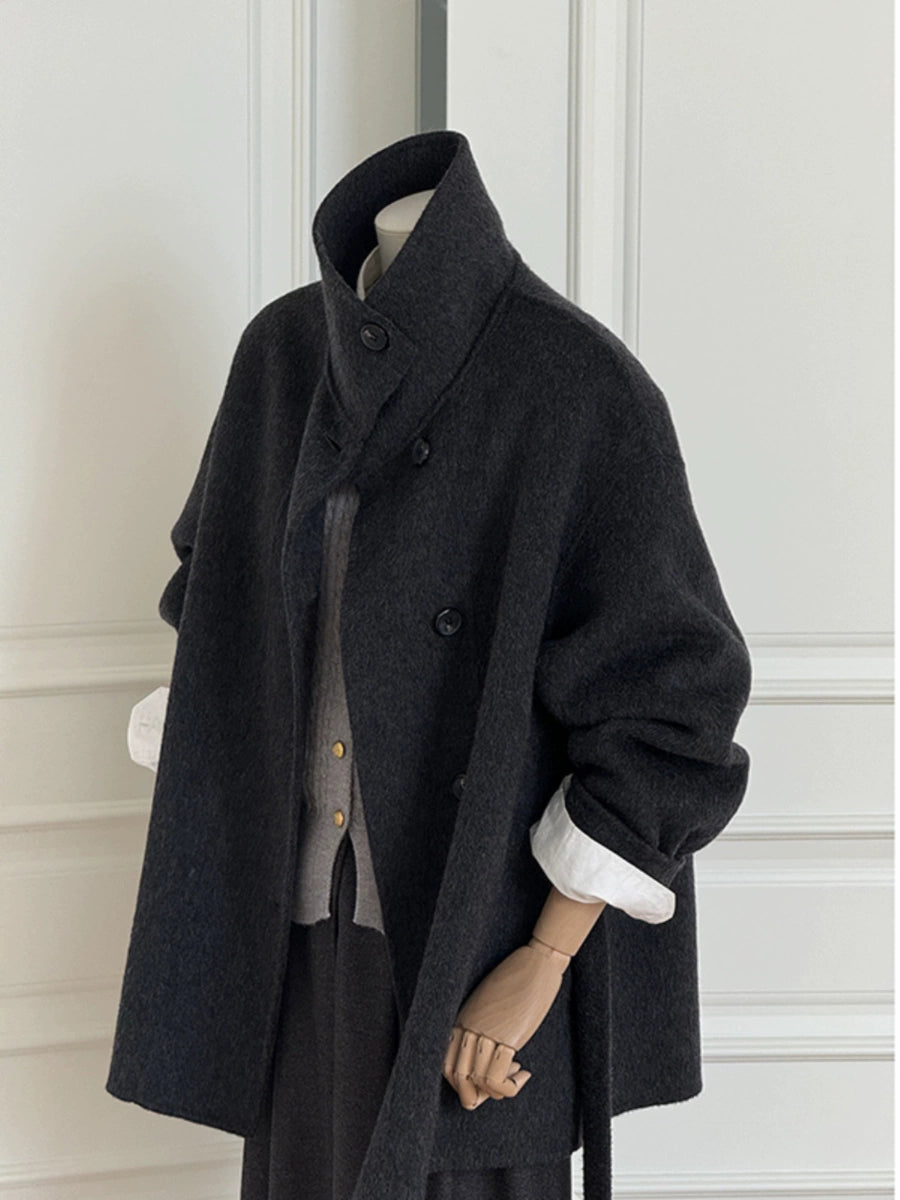 Women's Fall Winter Petite Cropped Coat for Cold Weather Travel Office Everyday Wear Spring Holiday