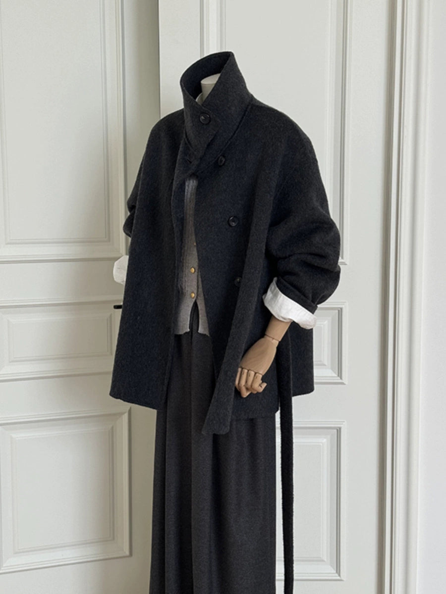 Women's Fall Winter Petite Cropped Coat for Cold Weather Travel Office Everyday Wear Spring Holiday