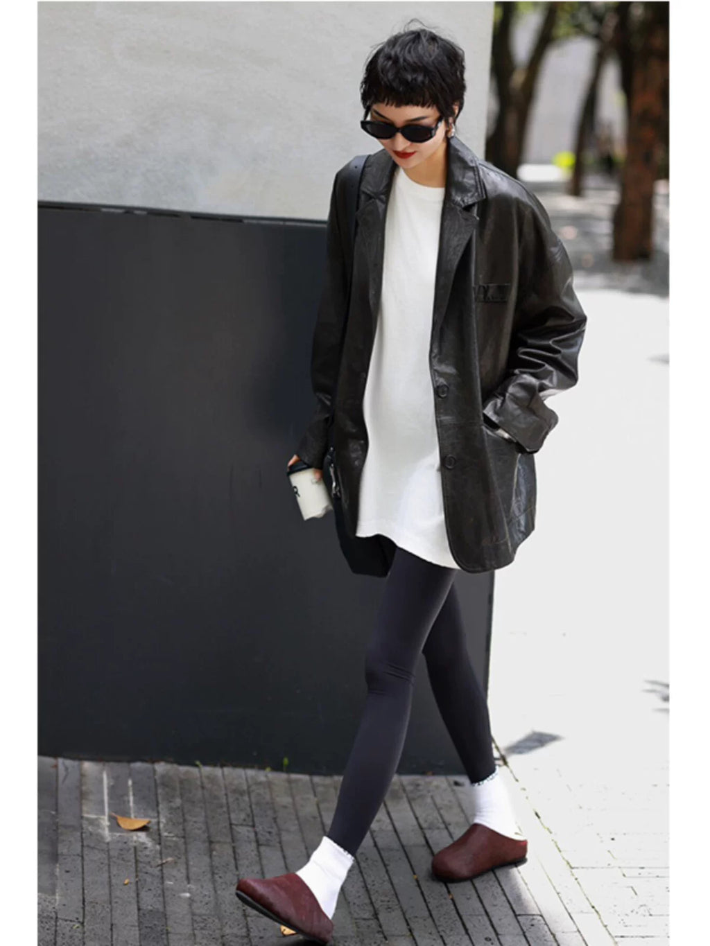 Women's Oversized Retro Blazer Office Workwear Jacket Business Casual Holiday Everyday Date Night Spring Fall