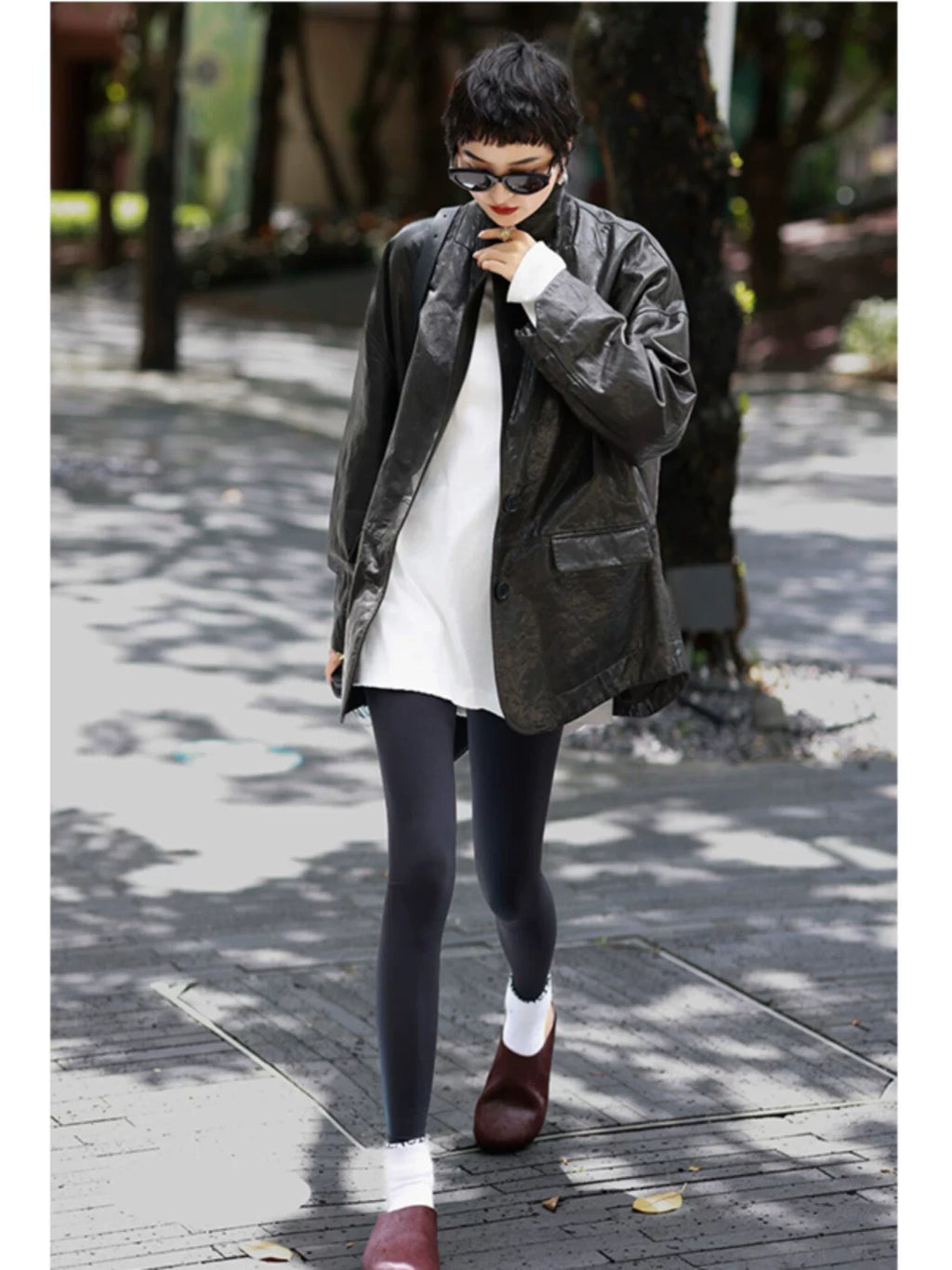 Women's Oversized Retro Blazer Office Workwear Jacket Business Casual Holiday Everyday Date Night Spring Fall
