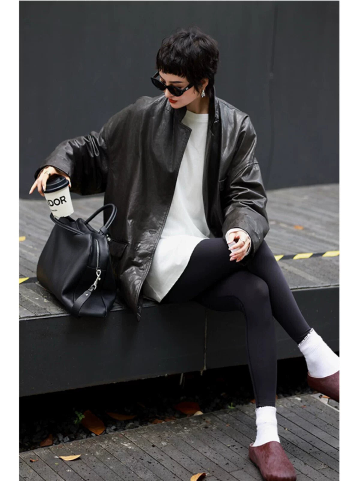 Women's Oversized Retro Blazer Office Workwear Jacket Business Casual Holiday Everyday Date Night Spring Fall