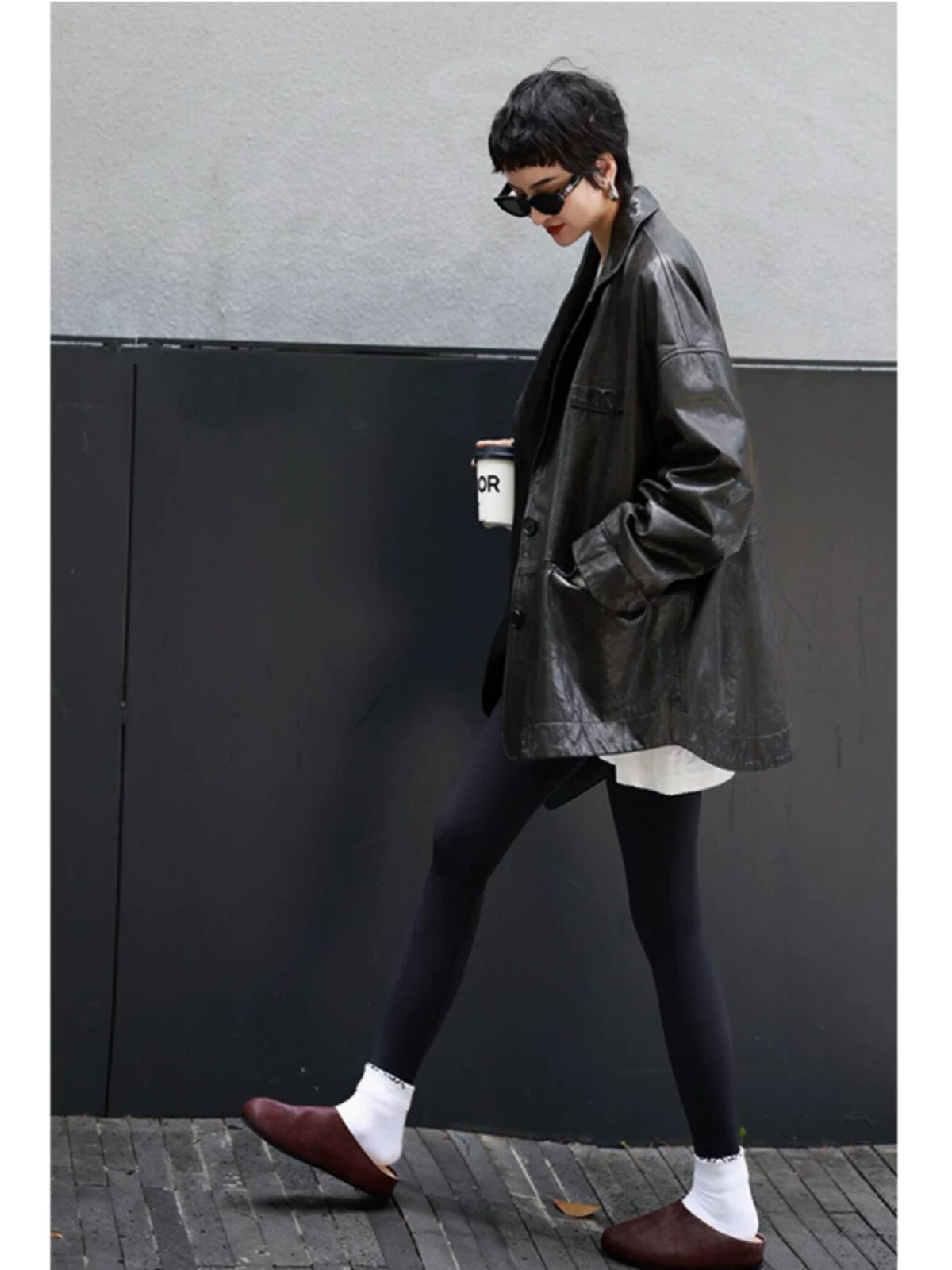 Women's Oversized Retro Blazer Office Workwear Jacket Business Casual Holiday Everyday Date Night Spring Fall