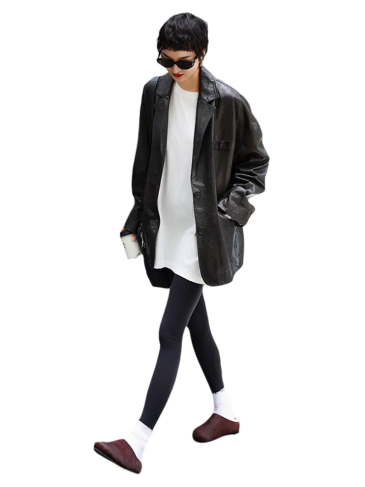 Women's Oversized Retro Blazer Office Workwear Jacket Business Casual Holiday Everyday Date Night Spring Fall