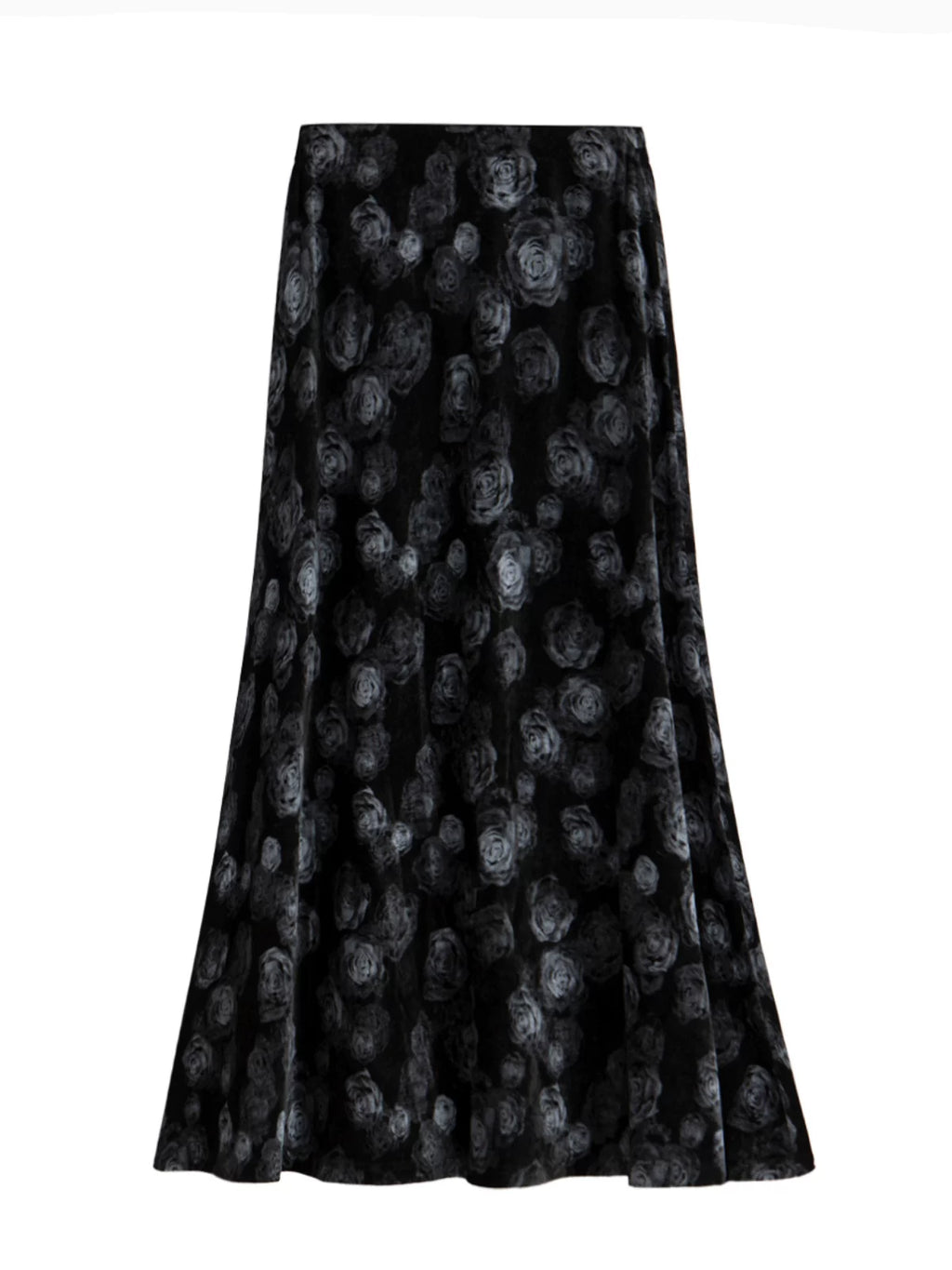Women's Draped A-line High-waist Maxi Slim-fit Retro Skirt for Summer Outfits Office Weekend Slimming Everyday Date Night