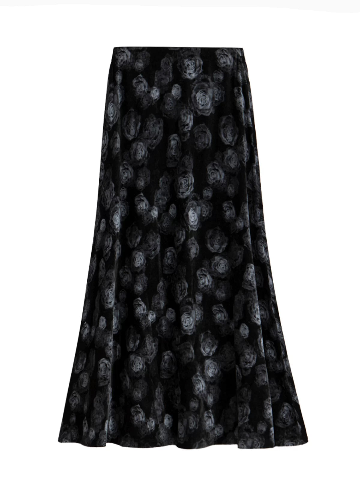 Women's Draped A-line High-waist Maxi Slim-fit Retro Skirt for Summer Outfits Office Weekend Slimming Everyday Date Night